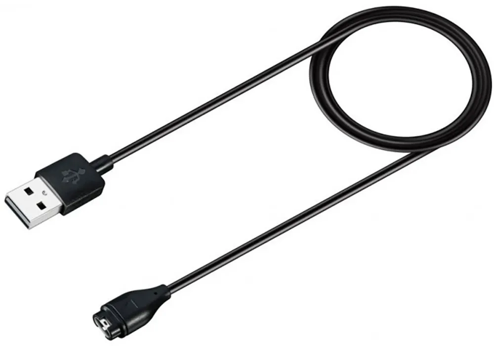Magnetic Charger for Garmin Smartwatches with USB-A - Black