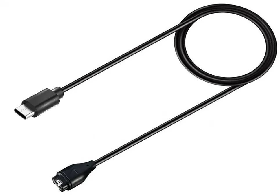 Magnetic Charger for Garmin Smartwatches with USB-C - Black
