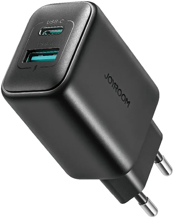 Joyroom JR-TCF13 network charger USB-C / USB-A 25W SFC / PPS / PD - black