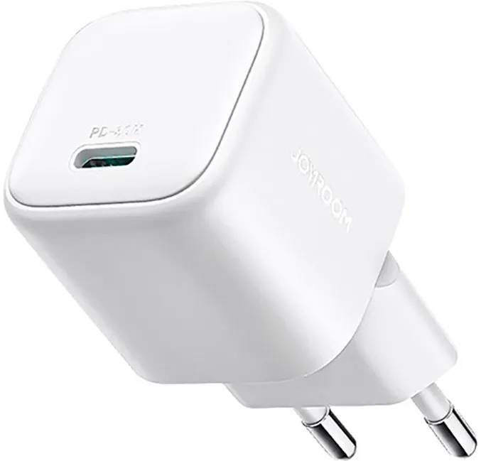 Joyroom JR-TCG15 Mini 30W GaN USB-C Wall Charger - White
