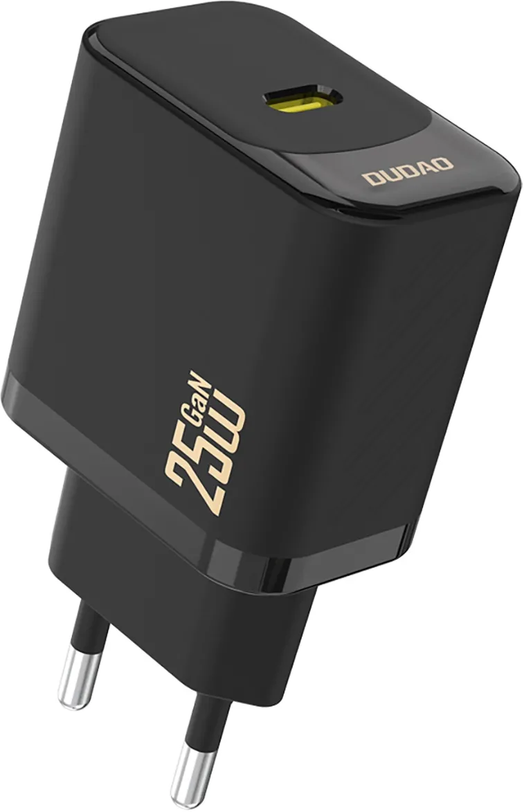 Dudao A27 25W GaN USB-C Wall Charger - Black