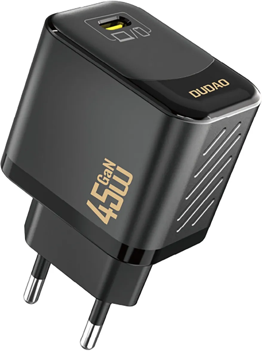Dudao A28 45W GaN USB-C Wall Charger - Black