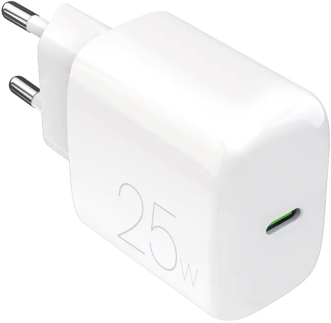 Puro Daily Prolite 25W USB-C Power Delivery Charger - White