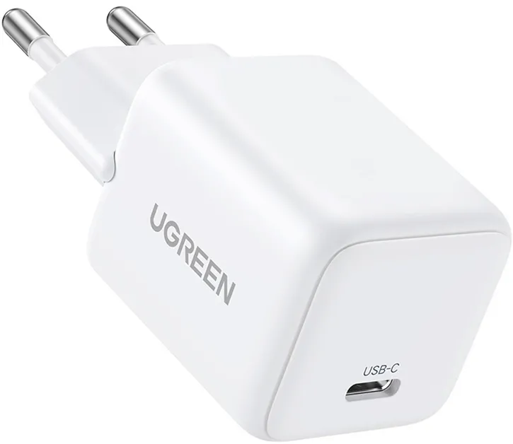 Ugreen Nexode N Series X512 20W GaN 1x USB-C Wall Charger - White