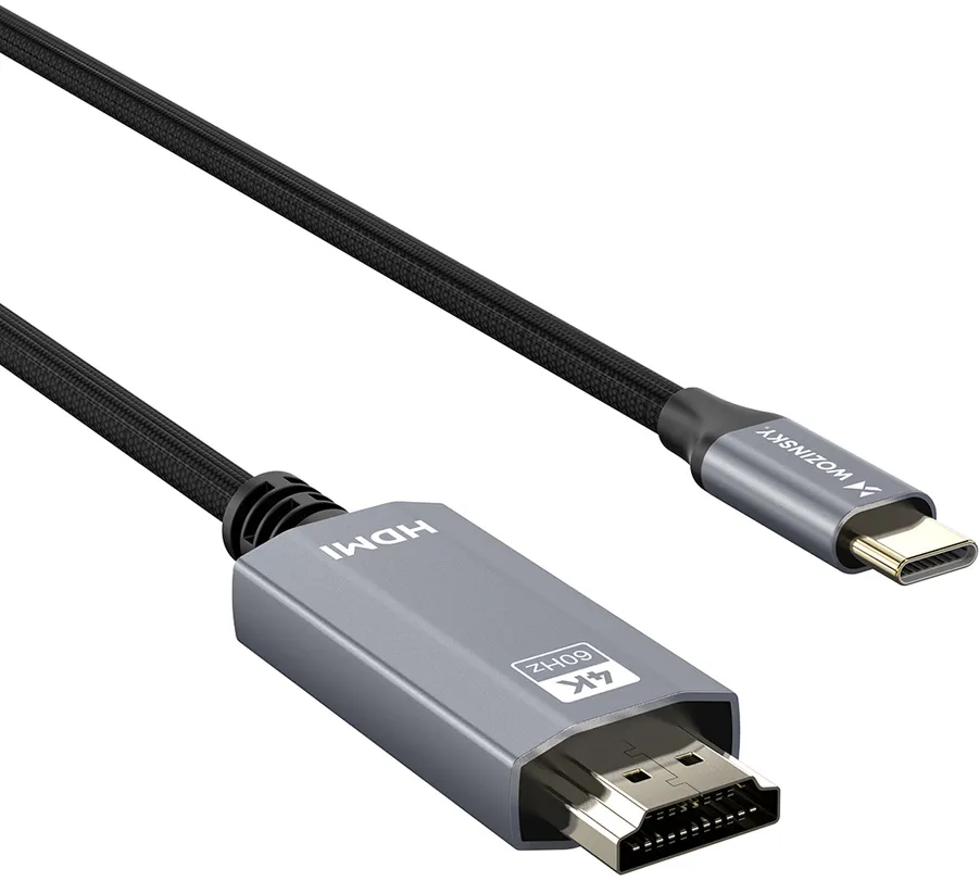 Wozinsky WCCH-01 USB-C - HDMI 4K 60Hz Cable 1.8m - Black