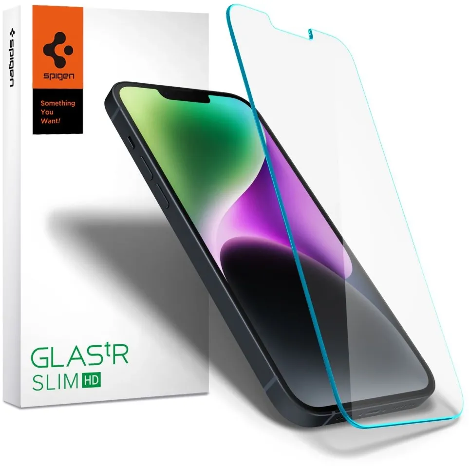 Spigen Glas.tR Slim Tempered Glass for iPhone 13 / 13 Pro / 14 / 16e / 17e