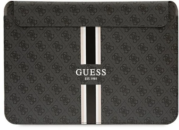 Guess 4G Printed Stripes cover for a 16" laptop - black