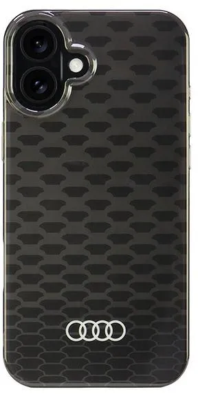 Audi IML Stitching Pattern MagSafe iPhone 16 Plus 6.7" black/black hardcase AU-IMLMIP16M-Q5/D3-BK