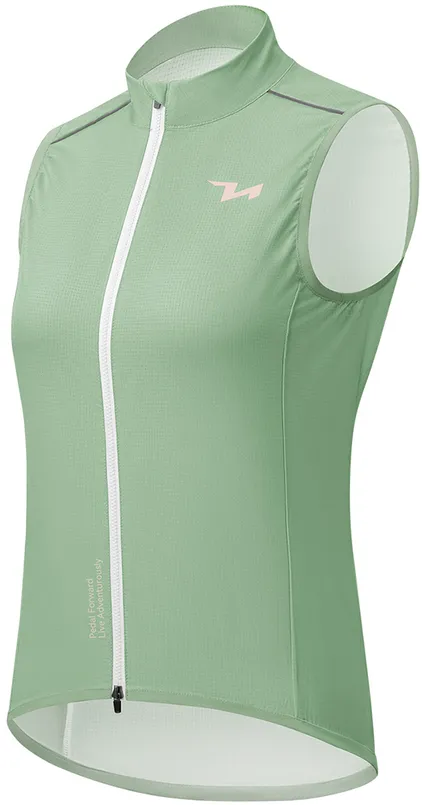 Rockbros MJ008 TVI Women's Cycling Vest Windproof Size S - Green