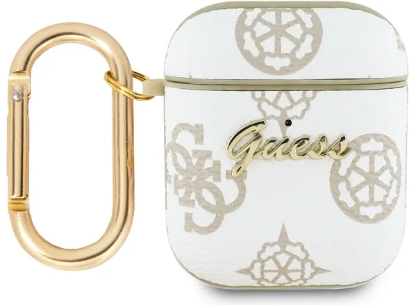 Guess GUA2PG4GPH AirPods 1/2 cover white/white 4G Hook