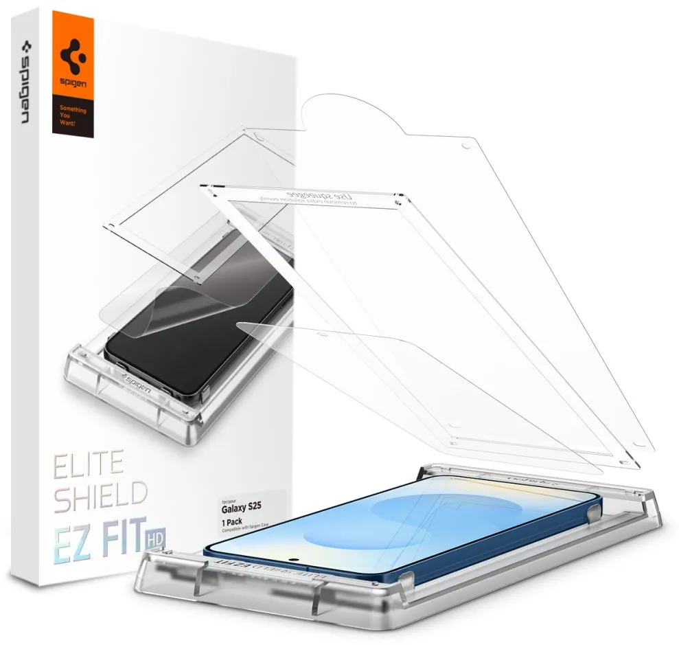 Spigen ELITE SHIELD EZ FIT Hydrogel Film for Samsung Galaxy S25 - Transparent