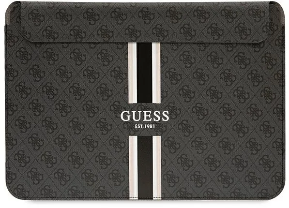 Guess 4G Printed Stripes cover for a 14" laptop - black