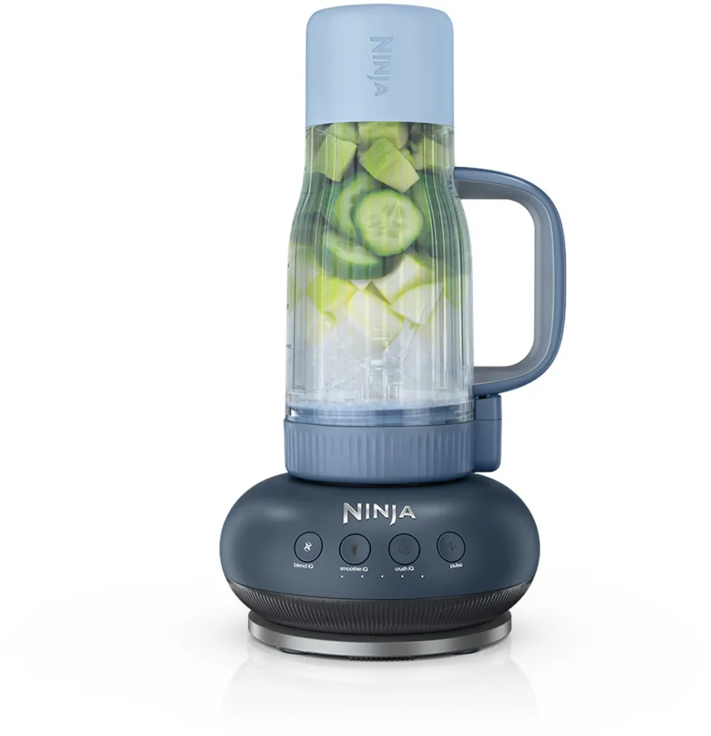 Blender portabil Ninja BlendBoss, 1100W, 0.7L, albAuto-IQ