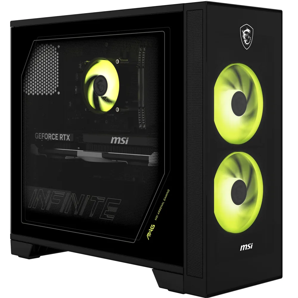 MSI MAG Infinite S AI 2NVM7-002AT (black/transparent, Windows 11 Home)