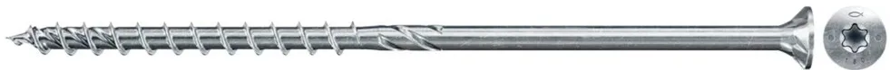 Surub pentru lemn Fischer PowerFast II 8.0x220 cap inecat TX filet partial galvanizat 50 buc