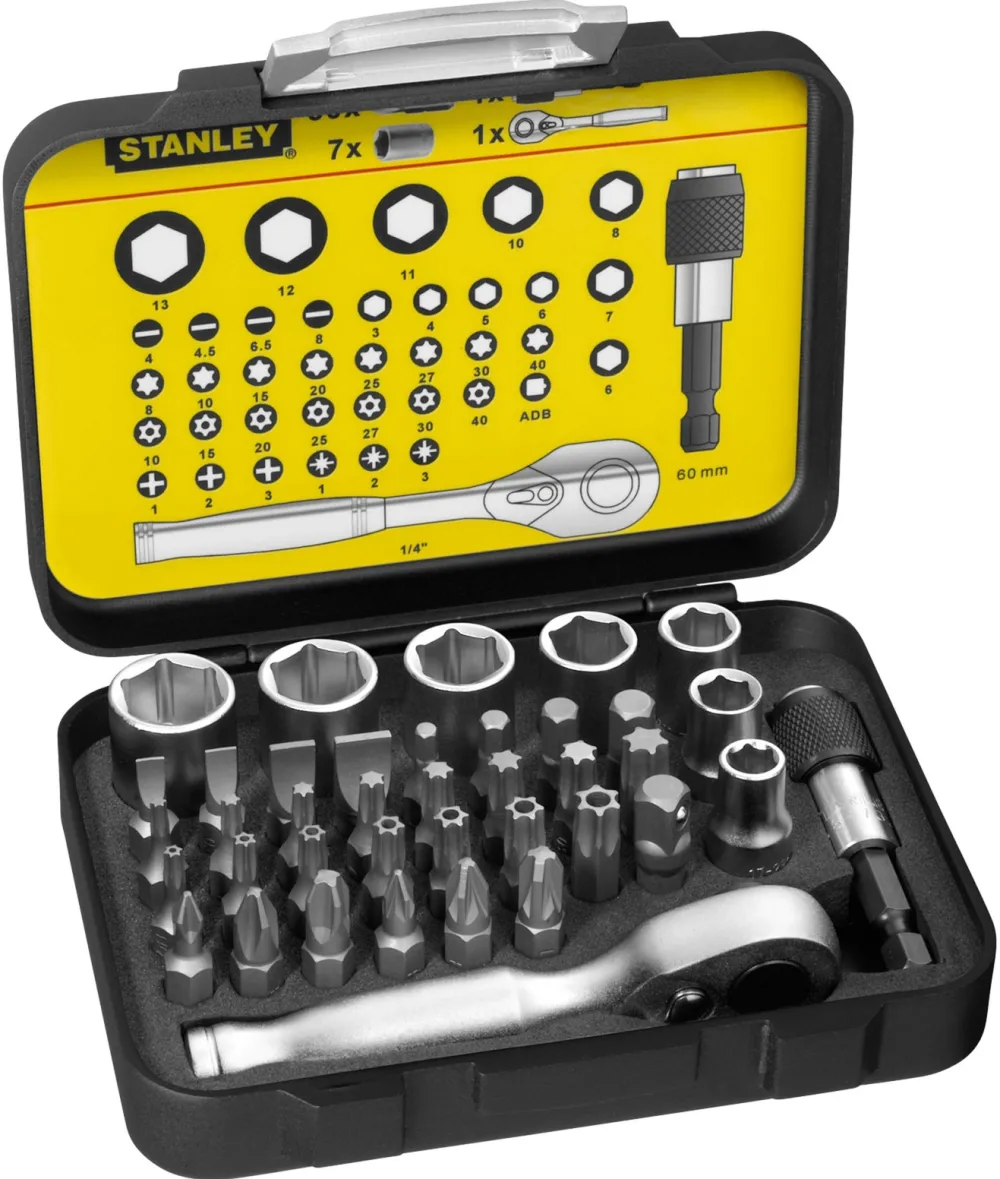 Stanley bit set 1/4 inch 39pcs. - 1-13-906