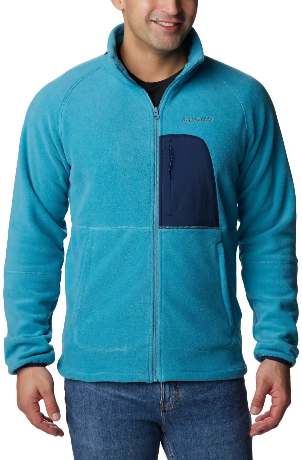 Columbia - Bluza Barbati Columbia Rapid Expedition Full Zip Fleece - albastru - XL