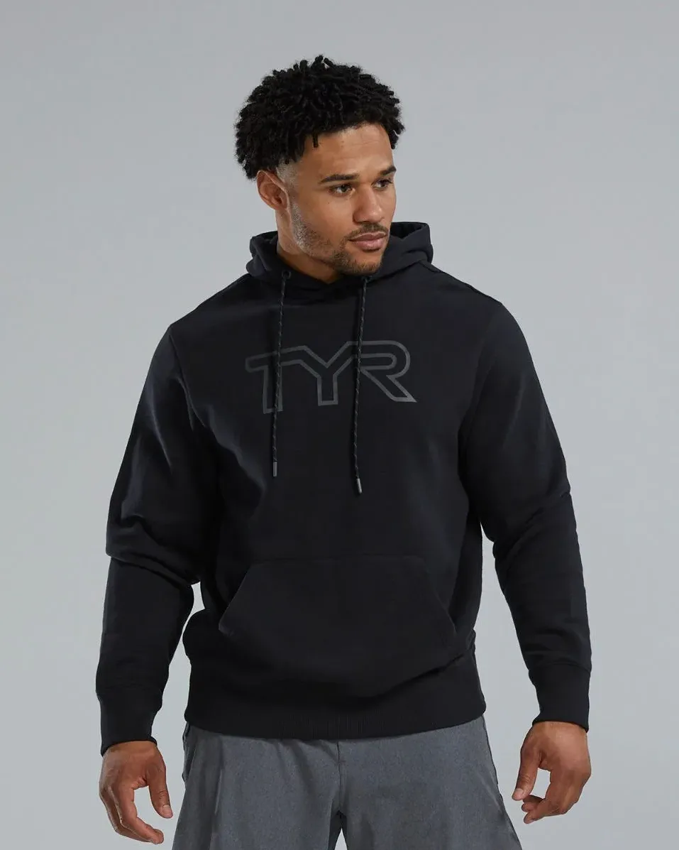 TYR - hanorac casual - ULTRASOFT BIG LOGO TECH HOODIE - black - XS
