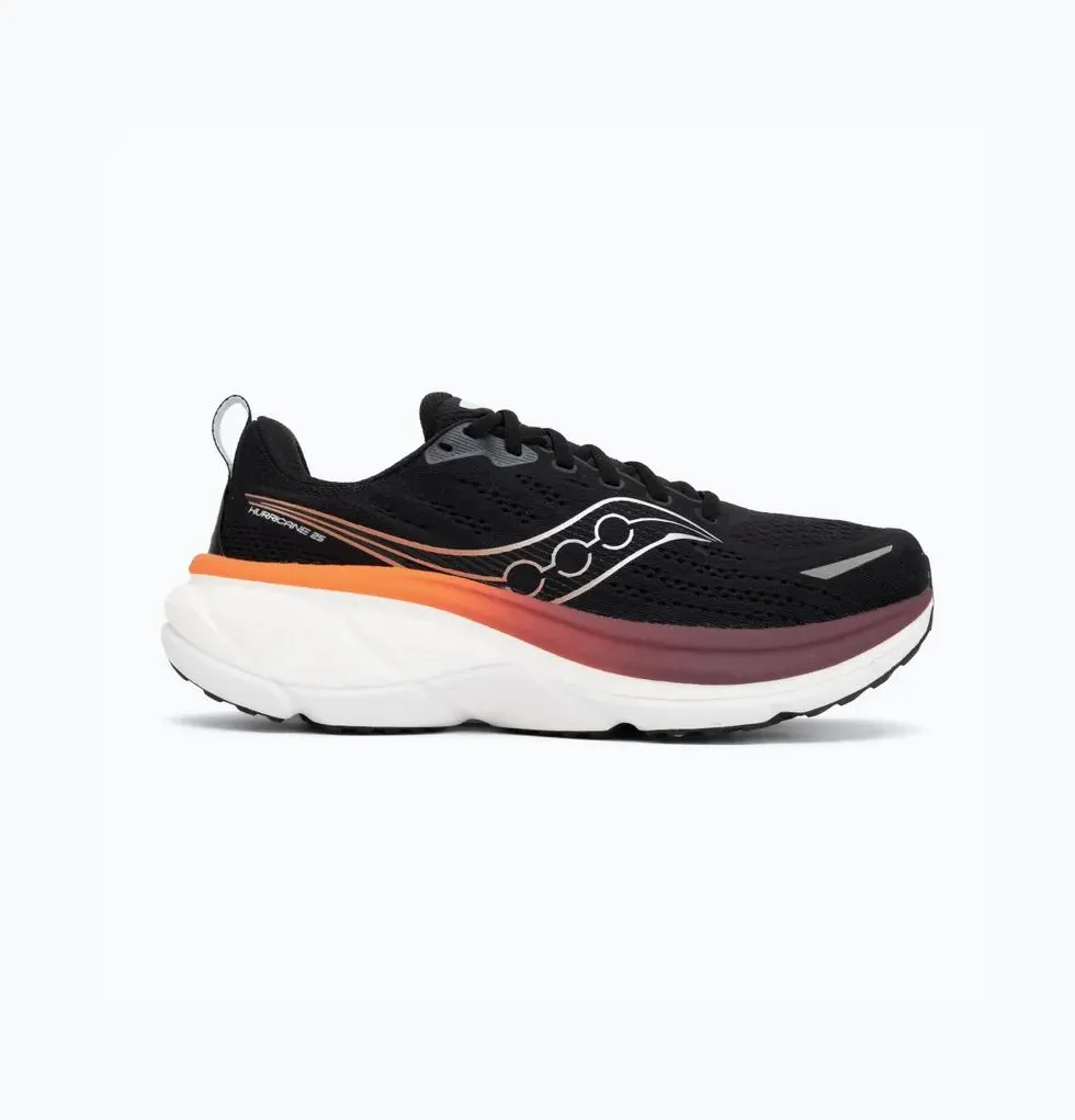 Saucony - pantofi alergare - Hurricane 25 - Black | Crimson - 41