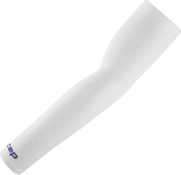 CEP - compresie brat lunga - Run Ultralight Arm - white - L2 IV