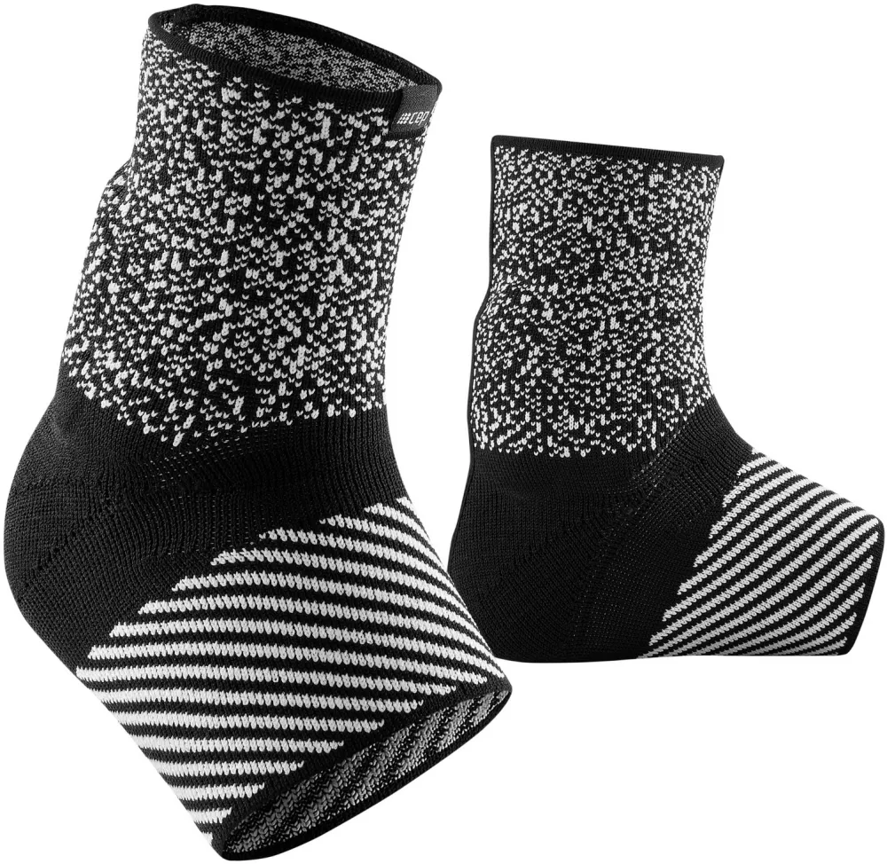 CEP - ortho glezna - Max Support Compression - Ankle Sleeve - Black | White - L