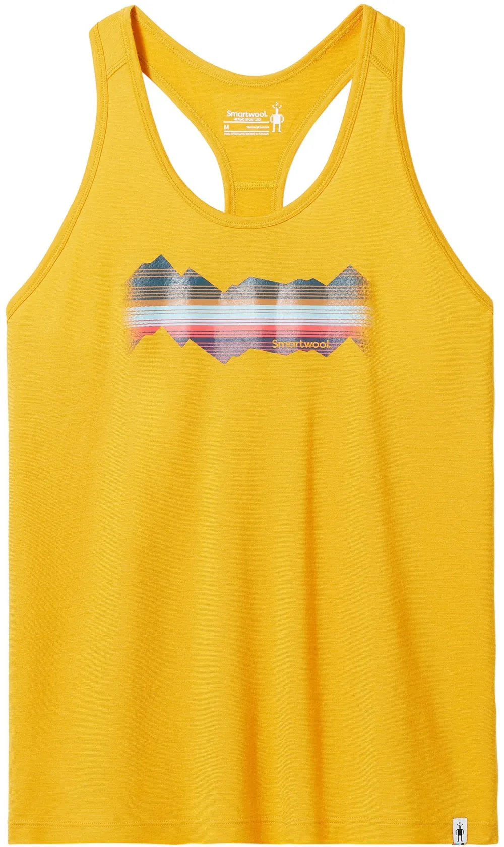 Smartwool - maiou femei - Mountain Horizon Graphic Tank W - Honey Gold - L