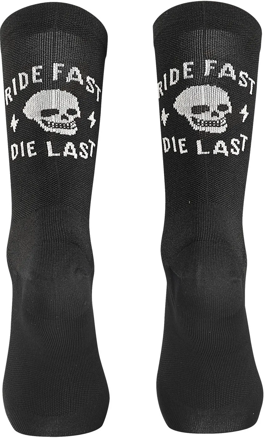 Northwave - sosete ciclism - Ride Fast Die Last - inaltime 18 cm - negru - L - 44-47