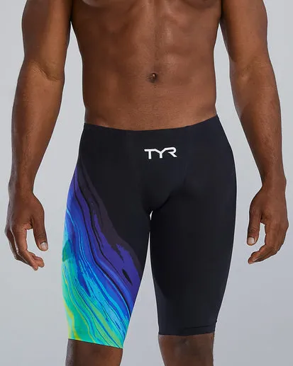 TYR - jammer tehnic - VENZO Jammer Low Waist Volconyx - lime | navy - 24