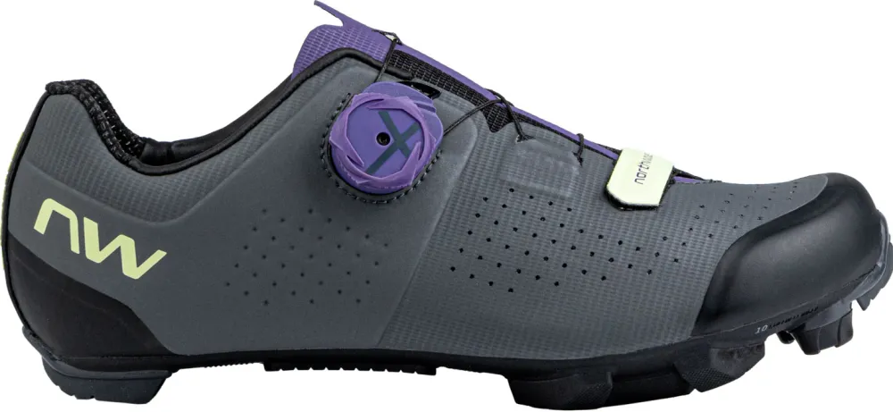 Northwave - pantofi ciclism MTB XC - Razer W - gri inchis I mov inchis - 40