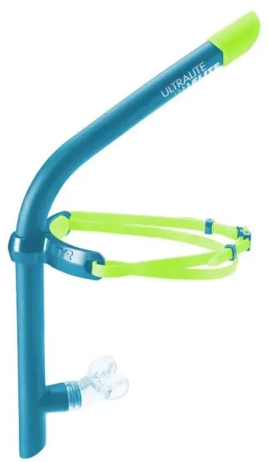 TYR - tub respiratie - ULTRALIGHT SNORKEL Elite - albastru