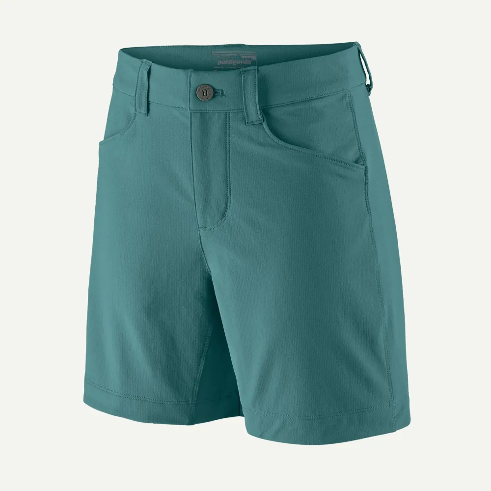 Patagonia - sort - W Landfarer Bike Shorts Wetland Blue - Albastru - 10