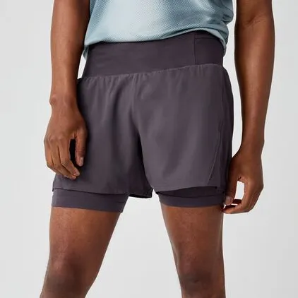 Brooks - pantaloni scurti 2in1 - High Point 5" 2-in-1 Short 2.0 - Purple - M