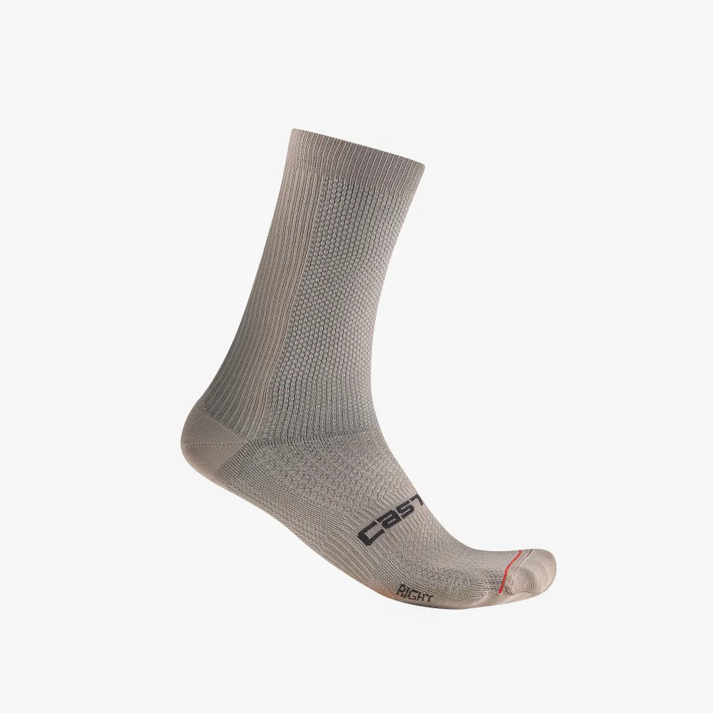 Castelli - sosete ciclism - Espresso 18 Sock - argila - SM - 35-39