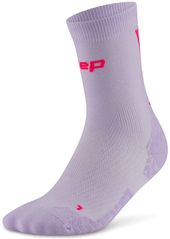 CEP - sosete compresie mid cut - Run Ultralight 4.0 W - lilac | pink - III (37-40)