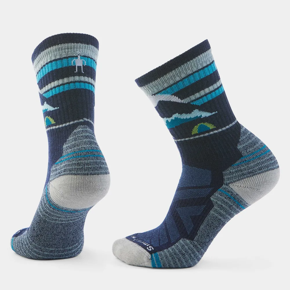 Smartwool - sosete merino - Crew | Light Cushion | Hike Mountain Moon W - Deep Navy - S (34-37)