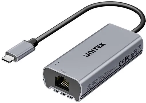 UNITEK USB-C TO RJ45 5GBPS M/F ADAPTER
