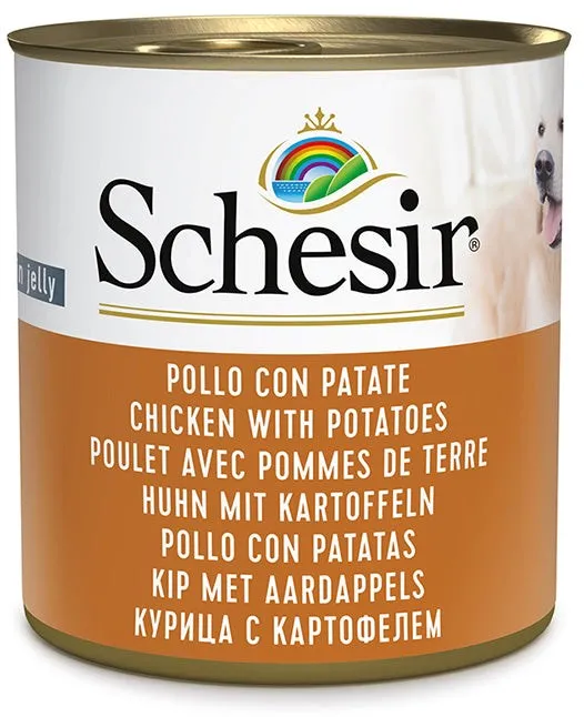 SCHESIR Chicken with potatoes in jelly - wet dog food - 285g