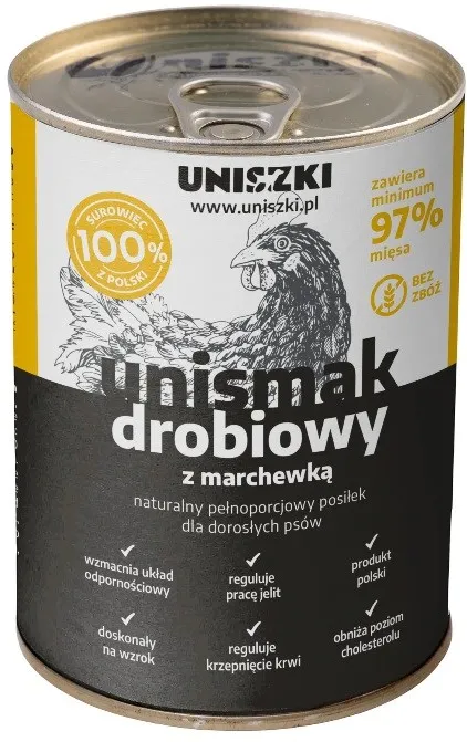 UNISZKI UNIsmak Mono Poultry - wet dog food - 400g