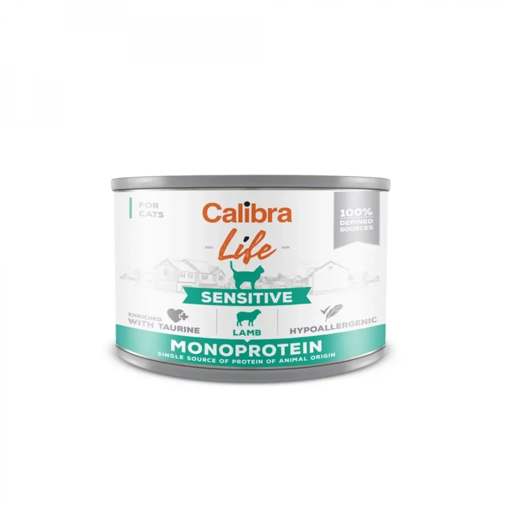 CALIBRA Cat Life Sensitive Lamb - wet cat food - 200g