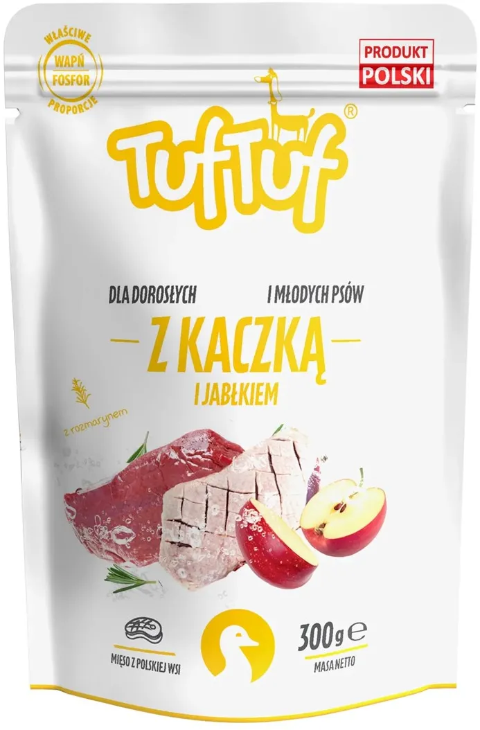 TUF TUF Duck with apple - wet dog food - 300g