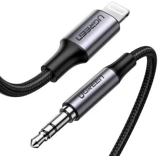 UGREEN Cablu Lightning MFI la jack 3.5mm Ugreen US315 1m, Black