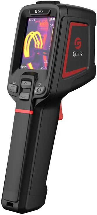 Guide Sensmart Guide Sensmart E1+ thermal imaging camera Vanadium Oxide Uncooled Focal Plane Arrays Black 120 x 90 pixels Built-in display LCD