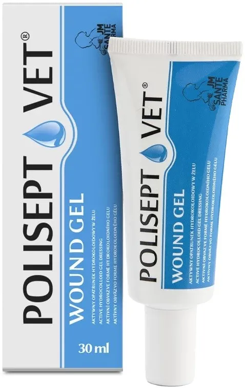 JM SANTE Polisept Vet Wound gel - gel dressing for dogs and cats – 30 ml