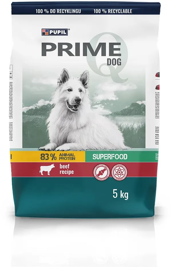 PUPIL Prime Rich in beef with vegetables - dry dog food - 5kg