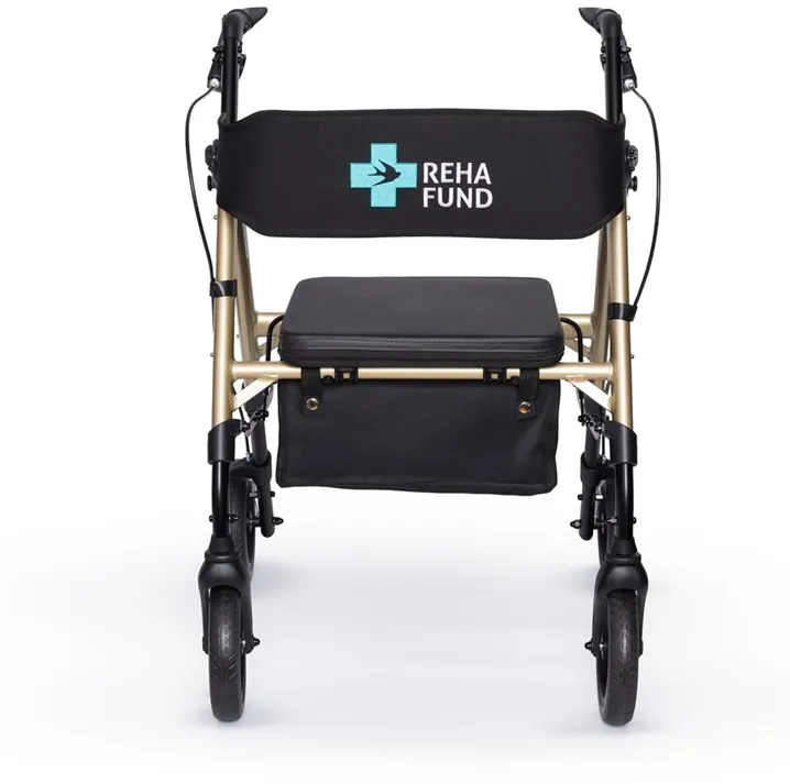 Four-Wheel Walker Marsylia REHAFUND RF-617/Zl, Gold