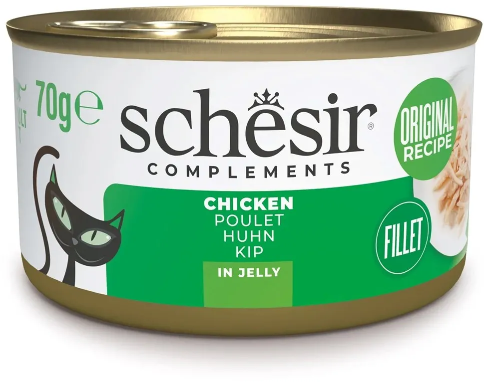SCHESIR Chicken in jelly - wet cat food - 70g