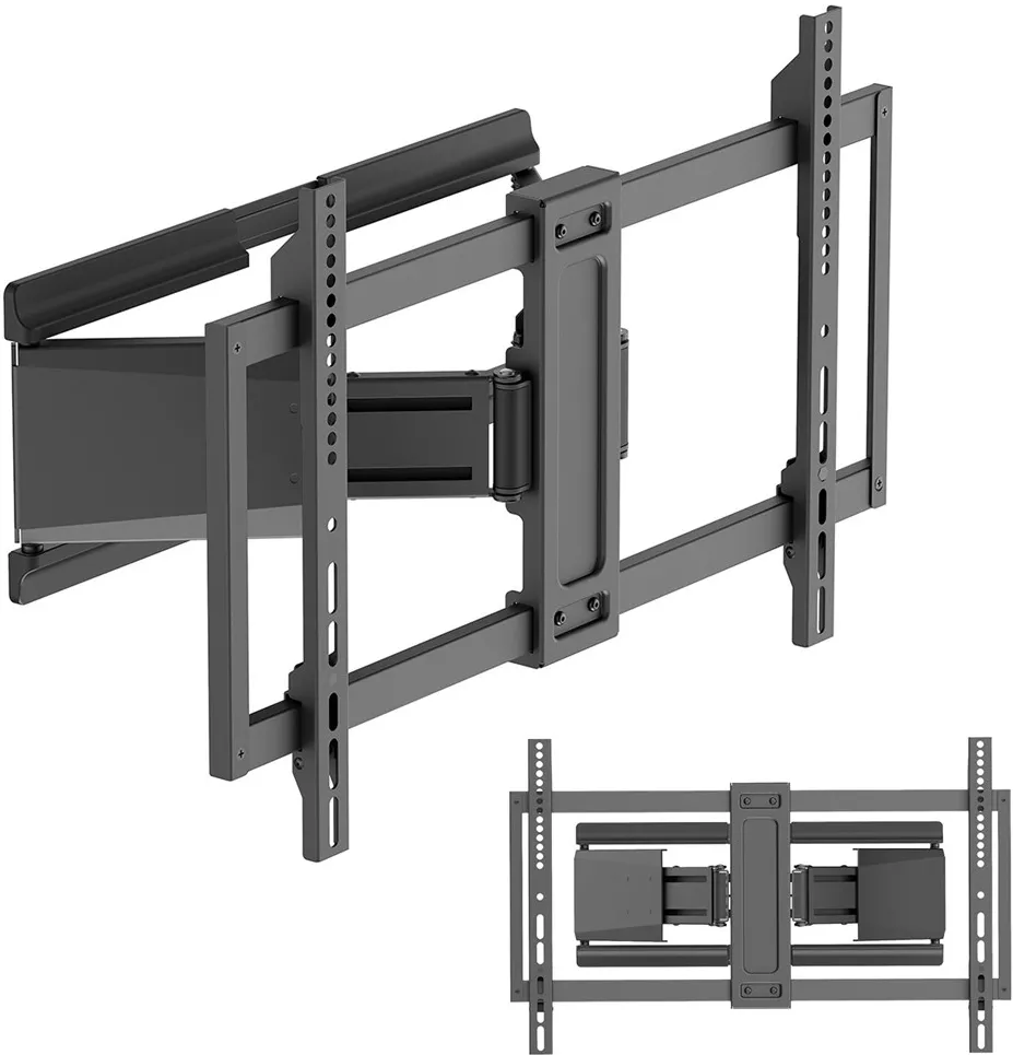 Maclean TV Mount / Bracket, max. VESA 600x400, 37-90", max. load 65 kg, black, MC-881 N