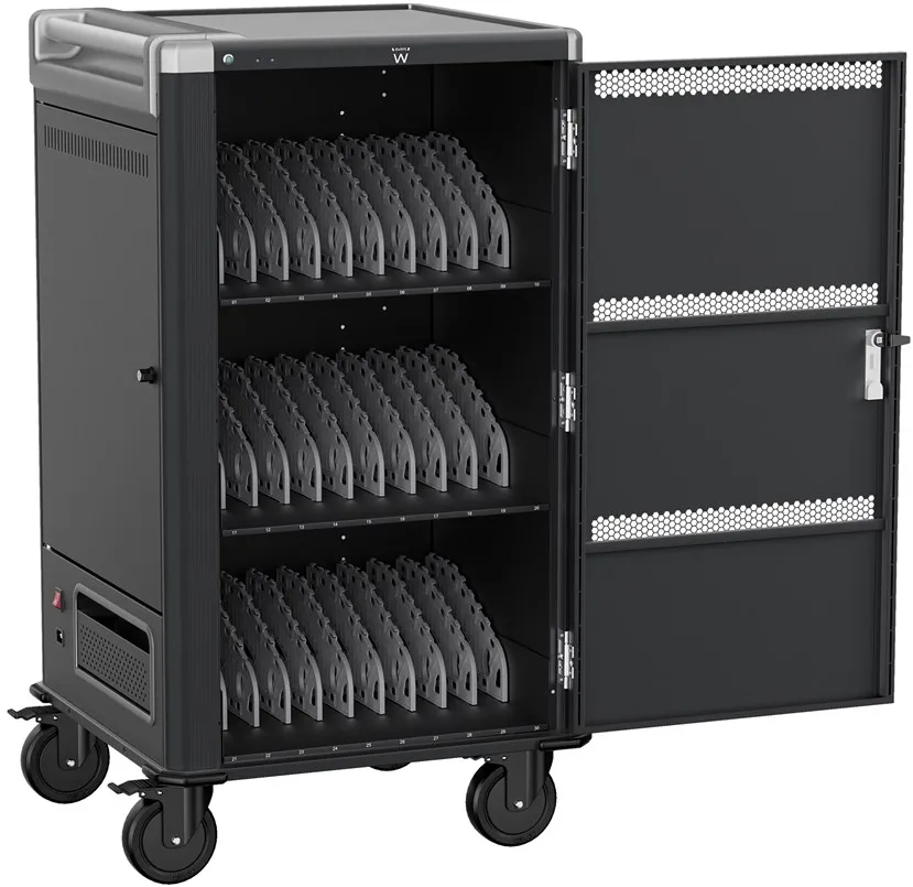Ewent EW1700 portable device management cart/cabinet Black, Grey