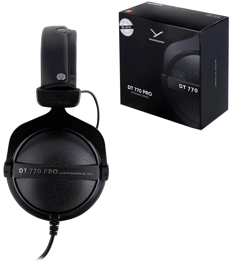 Casti beyerdynamic Beyerdynamic DT 770 Pro 80 Ω Black Limited Edition - closed studio headphones