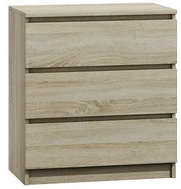 Topeshop M3 SONOMA chest of drawers